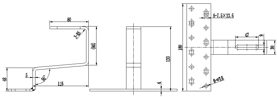 Tile Roof Hook Universal Mount