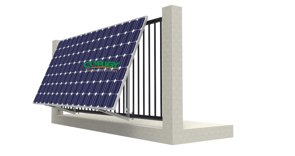 balcony solar panels mount