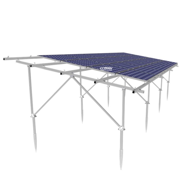 Aluminum solar mount professional supplier,150MW solar project solution